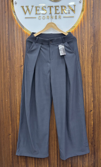 Ladies Korean Platted  Pants