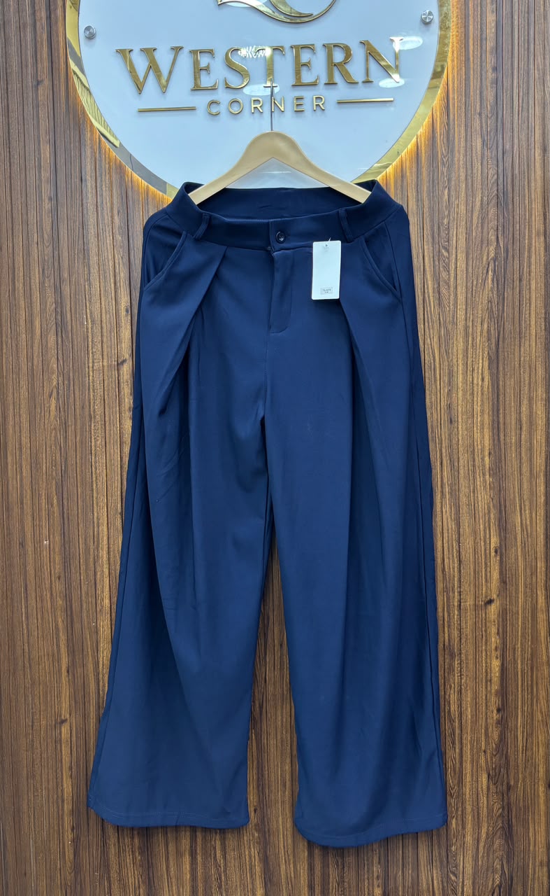 Ladies Korean Platted  Pants