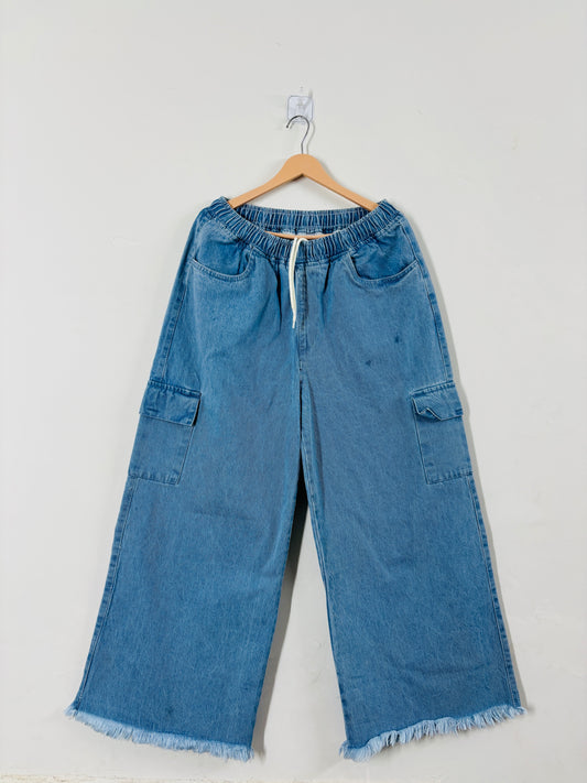 Denim Wide Leg Jeans